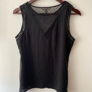 Banana republic mesh accent  tank top S